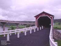 Pont Perreault, Notre-Dame-des-Pins,QC (Plus long pont couvert au Qu�bec)